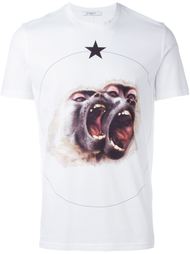 футболка с принтом Monkey Brothers'  Givenchy