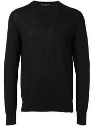 свитер c V-образным вырезом   Dolce &amp; Gabbana