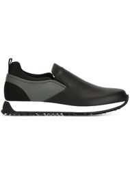 panelled slip-on sneakers Fendi