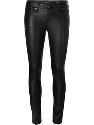 leather-look skinny trousers Saint Laurent