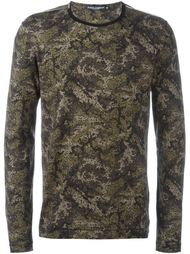 pixel camouflage print longsleeved T-shirt  Dolce &amp; Gabbana