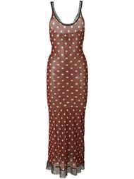 polka dot sheer dress  Jean Paul Gaultier Vintage