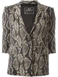 snakeskin effect jacket Unconditional