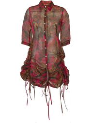 gathered detailed shirt dress Jean Paul Gaultier Vintage