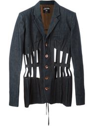 denim cage jacket Jean Paul Gaultier Vintage