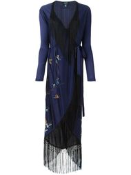 embroidered fringed kimono Jean Paul Gaultier Vintage