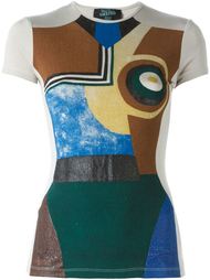 abstract print T-shirt  Jean Paul Gaultier Vintage