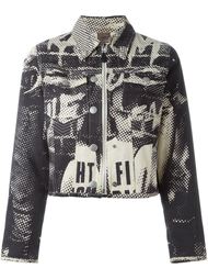 printed denim jacket  Jean Paul Gaultier Vintage