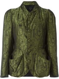 iridescent microchip pattern jacket Jean Paul Gaultier Vintage