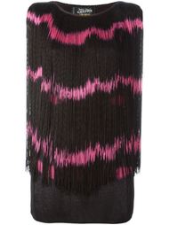tye-dye effect fringed top Jean Paul Gaultier Vintage
