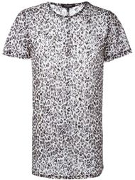 leopard mesh style T-shirt Unconditional
