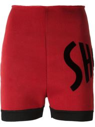 letter appliqué shorts Jean Paul Gaultier Vintage