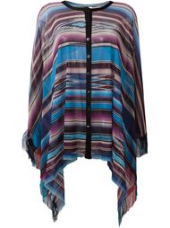 patterned mesh poncho Jean Paul Gaultier Vintage