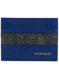 logo plaque cardholder Etro