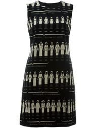 velvet print dress  Moschino Vintage