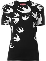 футболка с принтом ласточек McQ Alexander McQueen