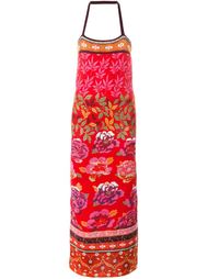 floral intarsia tube dress  Kenzo Vintage