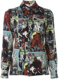 cartoon print top Jean Paul Gaultier Vintage