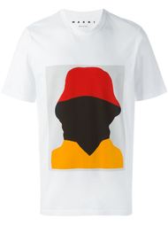 silhouette motif T-shirt Marni