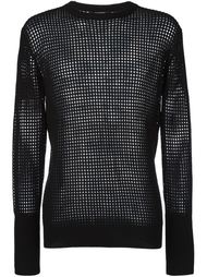 mesh long sleeved T-shirt Unconditional