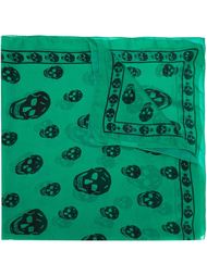 skull print scarf Alexander McQueen