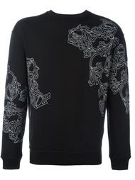 floral print sweatshirt Versace