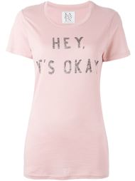 'Hey, it's Okay' print T-shirt Zoe Karssen