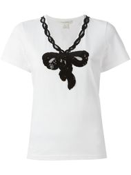 sequinned bow T-shirt   Marc Jacobs
