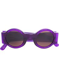 round framed sunglasses Linda Farrow