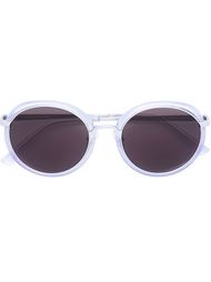 round framed sunglasses Linda Farrow