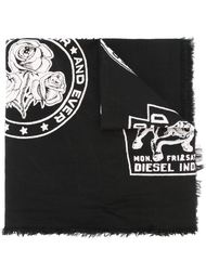 patch print scarf Diesel