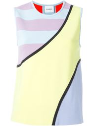 striped colour block tank top Iceberg