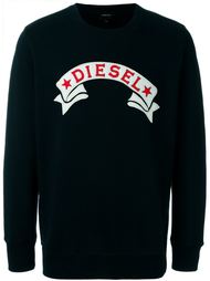 logo scroll sweatshirt Diesel