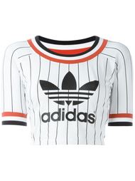 укороченная футболка с логотипом Adidas Originals