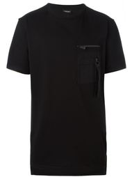 футболка с карманом на молнии  Marcelo Burlon County Of Milan