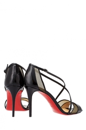 Босоножки из лакированной кожи Slikova 85 Christian Louboutin