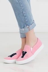 Хлопковые слипоны NY Pink Jersey Joshua Sanders