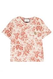 Футболка из льна Gucci
