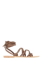 Замшевые сандалии Kariatida Mid Ancient Greek Sandals