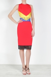 Платье из вискозы Christopher Kane