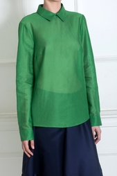 Хлопковый топ Jil Sander Navy