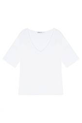 Однотонная футболка T by Alexander Wang