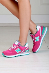Замшевые кроссовки 574 New Balance