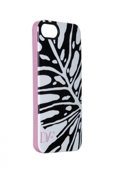 Чехол для iPhone 5 Animal Leaf White Diane von Furstenberg