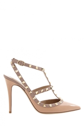 Туфли из лакированной кожи Rockstud Valentino