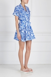 Платье с принтом Carven