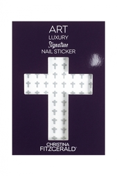 Арт-стикеры для ногтей Art Luxury Signature Nail Sticker «Gray Cross», 96 шт. Christina Fitzgerald