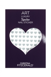 Арт-стикеры для ногтей Art Luxury Signature Nail Sticker «Gray Heart», 96 шт. Christina Fitzgerald