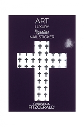 Арт-стикеры для ногтей Art Luxury Signature Nail Sticker «Black Cross», 96 шт. Christina Fitzgerald