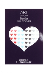 Арт-стикеры для ногтей Art Luxury Signature Nail Sticker «Heart Set», 96 шт. Christina Fitzgerald
